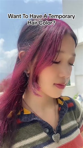 Temporary Hair Color Spray: Morfose Heat Activated Spray