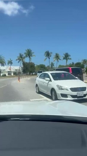 Driver observed going the wrong way in the Hurley’s roundabout and continued driving down Crewe Road. | Cayman Marl Road