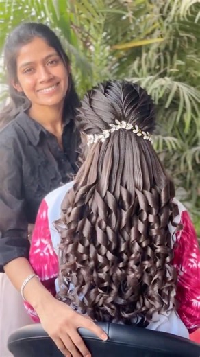 ✨ Classic Hair Style Tutorial | Elegant Bridal & Party Hair Style | Kinjal Beauty Care Palanpur