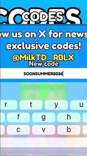 Milk Tower Defense new code #code