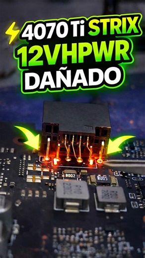 Casi sale volando el conetor! #nvidia #gpu #rtx4070ti