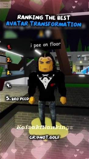 Ranking Best Avatar Transformations 😭