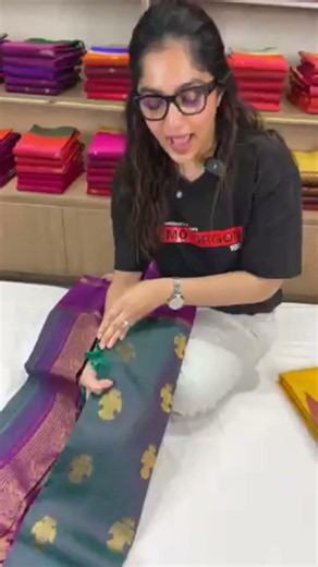 Live highlight | pure Kanchipuram silk saree | 15k to 20k range | #sareelove #kanchipattu