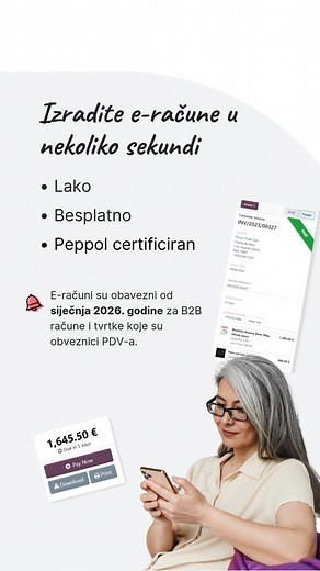 Je li vaša tvrtka spremna za obvezne e-račune? S aplikacijom Odoo za fakturiranje možete uštedjeti vrijeme, digitalizirati bez muke i ostati usklađeni s PEPPOL-om – sve besplatno. Počnite sada i pripremite se za 2026.! | Odoo | Facebook