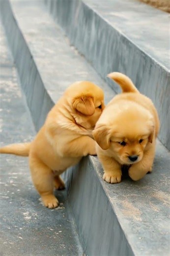 Funny Cute Puppy Falling Down! 💖🐶😆 #PuppyFail #TooCute