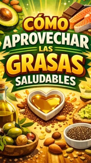 Como aprovechar las grasas saludables #bajardepeso