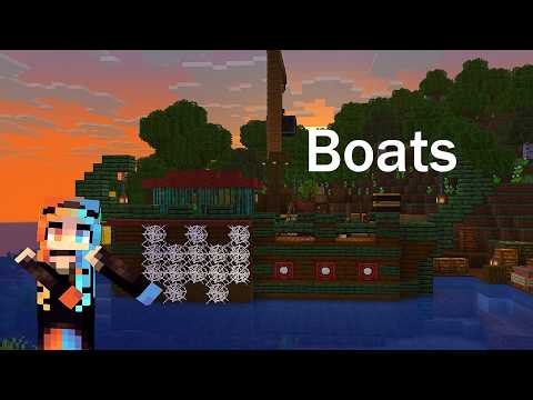 Minecraft Forever World Episode 2 - Port Build – Details, Ships & Secrets!