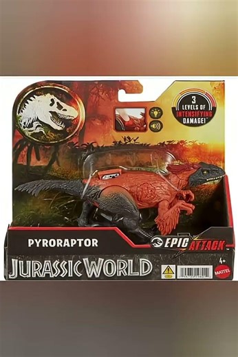 Top 5 MATTEL JURASSIC WORLD Pyroraptor Figures #dinosaur #jurassicworld #fypviral #matteldinosaurs