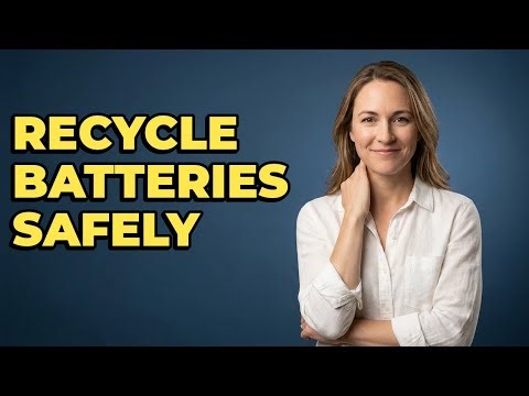 How Should I Safely Dispose Of Rechargeable Batteries?