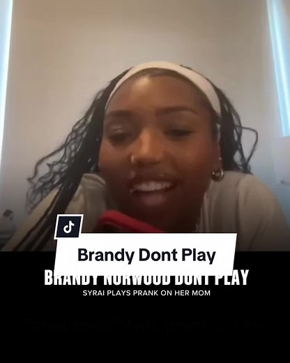@Rai, the boy is NOT yours! Brandy was not playing behind her baby girl with this prank 😭 #BET