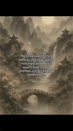 The Great Wall was NOT built for defense... 🧱💀