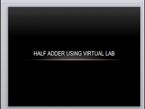 How to use virtual lab for digital electronics lab