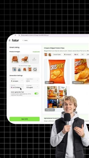 One photo. Every platform. Done. 🛒