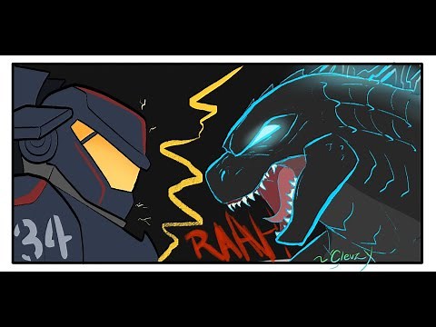 Godzilla KOTM | Godzilla VS Gipsy Danger! (Godzilla Comic Dub) (Pacific Rim X Godzilla Comic)
