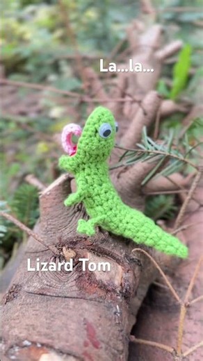 Tom the Lizard: Your new best friend ( step by step crochet tutorial) #crochet #amigurumi #beginner