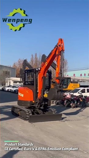 3.5Ton Mini Crawler Excavator with Kubota Engine #miniexcavator #constructionmachinery #minidigger