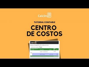 Centro de Costos | Tutorial - CalcImp
