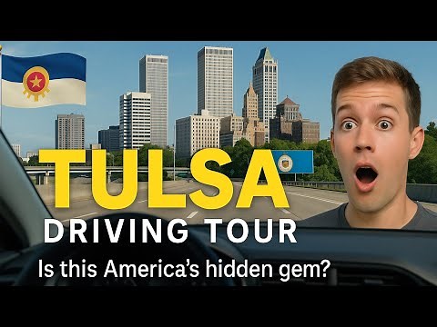 Tulsa Oklahoma 4K UHD Downtown Driving Tour | Explore Tulsa’s City Core