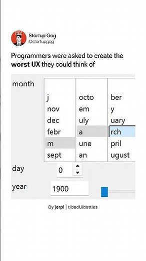 Programmers were asked to create the WORST UX ever!