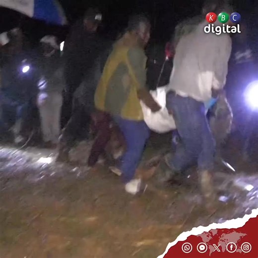 Scene of the tragic chopper crash in Nandi County that claimed six lives, including Emurua Dikirr MP Johana Ng'eno. Emergency responders comb the wreckage as investigations begin. #KBCRadioTaifa | KBC Radio Taifa, Sauti Ya Mkenya
