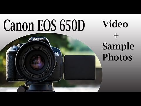 canon 650d video test with sample photos