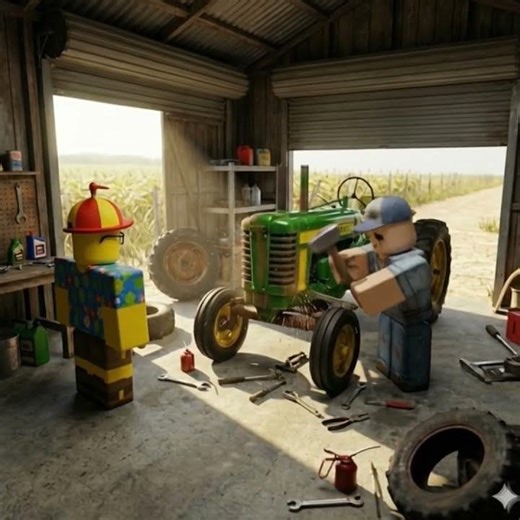 Farm Upgrade: Tractor Restoration 🚜 #roblox