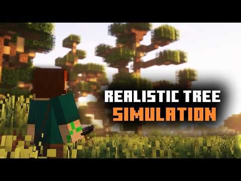 Simulating Realistic Tree Growth in Minecraft