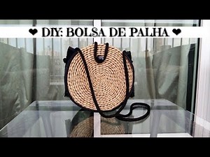 DIY BOLSA DE PALHA