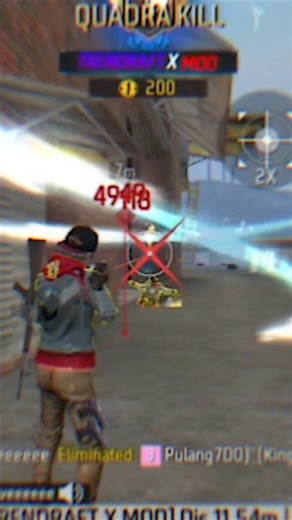 Bantai parah b0t make cheat freefire #freefire