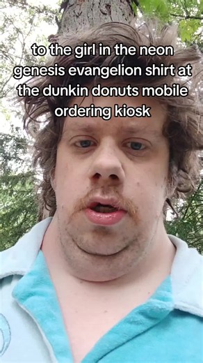 To the girl in the Neon Genesis Evangelion shirt at the Dunkin' kiosk