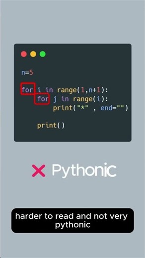 Stop Using Nested Loops for Triangle Patterns in Python 🚫🐍