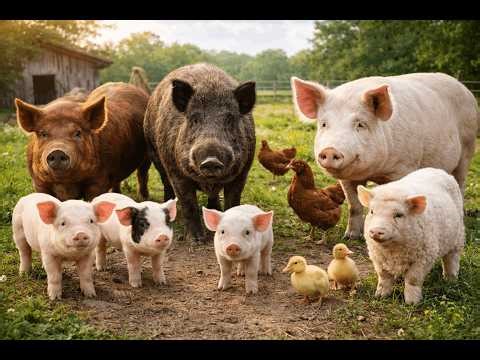 Farmyard Animal Show Sounds: Pig, Hog, Boar, Sow, Piglet
