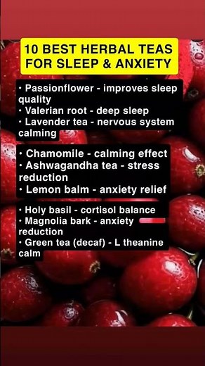10 BEST HERBAL TEAS FOR SLEEP & ANXIETY