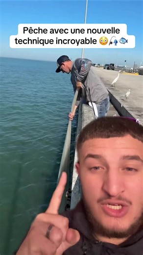 🎣🐟Pêche d’une incroyable poisson avec une technique complètement folle ! #pêche #france #technique #peche