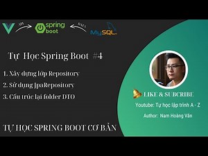 Tự học Java Spring Boot #4: Xây dựng lớp Repository