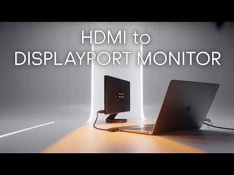 How to Connect an HDMI Laptop to a DisplayPort Monitor - Quick Guide