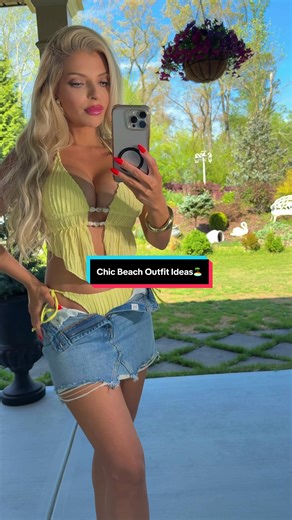 Chic Beach Outfit Ideas🏝️ #beachfashion #summerstyle #ootd #beachoutfit #fashiontips