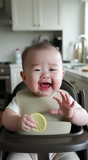 “That first lemon bite… and the face says it all! 🍋😂”