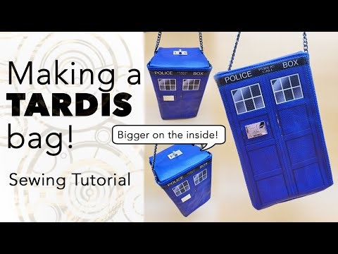 Tardis Purse Sewing Tutorial
