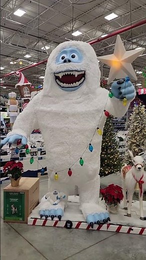 Giant Abomidibal Snowman Animatronic