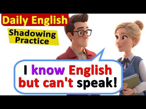 English Speaking Practice with Shadowing | Learn English Conversation Lesson for Beginners