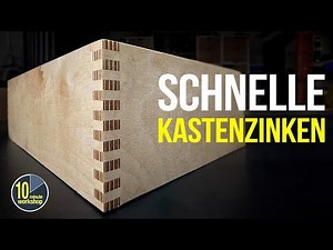 Perfekte Fingerzinken – schnell, präzise & kinderleicht