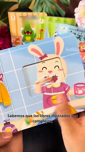 ✨ Libros interactivos para niños pequeños: ¡fomenta buenos hábitos y refuerza los lazos afectivos mientras juegan! ✨ ¿Buscas libros que cautiven a tu bebé y le enseñen buenos hábitos de forma lúdica? 📚 Este set de 10 libros con mecanismos deslizantes 🎮 convierte el aprendizaje en una aventura. Las manitas descubren alegremente, mientras que las bonitas historias de animales enseñan con ternura las rutinas diarias (lavarse los dientes, dormir) con 🤗 cariño. El cartón grueso y redondeado 🛡️ es