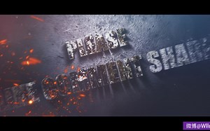 【AE教程】贼酷的电影预告片标题动画效果 Cinematic Trailer Title