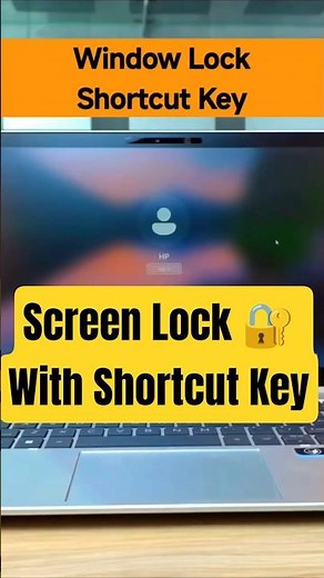 Lock Windows Instantly! 🔒 Windows + L Shortcut Key | PC & Laptop #shorts