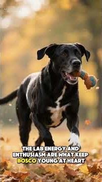 Bosco 🐾 The Labradane Who Gave Us the Best of Two Breeds! “Labrador heart. Great Dane soul.”