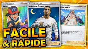 Faire une carte Pokémon DRESSEUR personnalisée✨ Tutoriel (Facile, Rapide & Gratuit) - VideoTutoriels