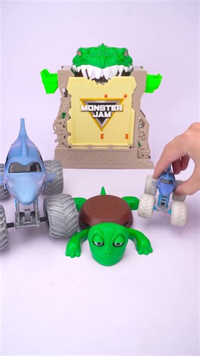 Satisfying Hot Wheels Monster Jam Dragon Dungeon Of Doom Playset #asmr #hotwheels #funny