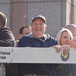 Look at that smile! The Patriots did their job and they are CHAMPIONS once again! ✔🏈 | Boston 25 News