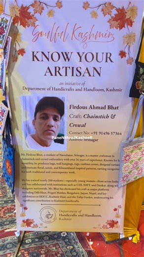 Panen MouJ KasheeR on Instagram: "Chainstitch Crewel ❤️"